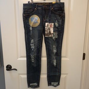 NWT VIP destructed skinny jeans size 11/12